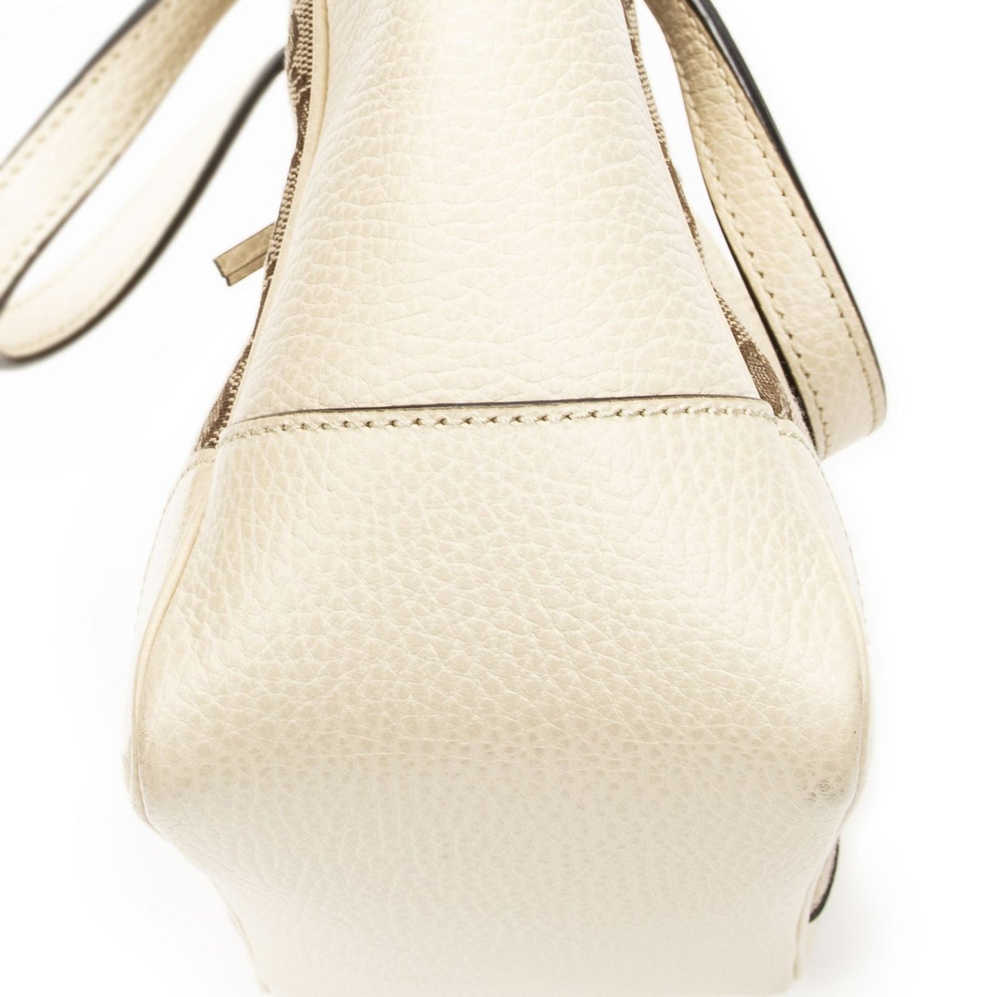 Gucci Small Bree Tote Ivory Beige GG Canvas