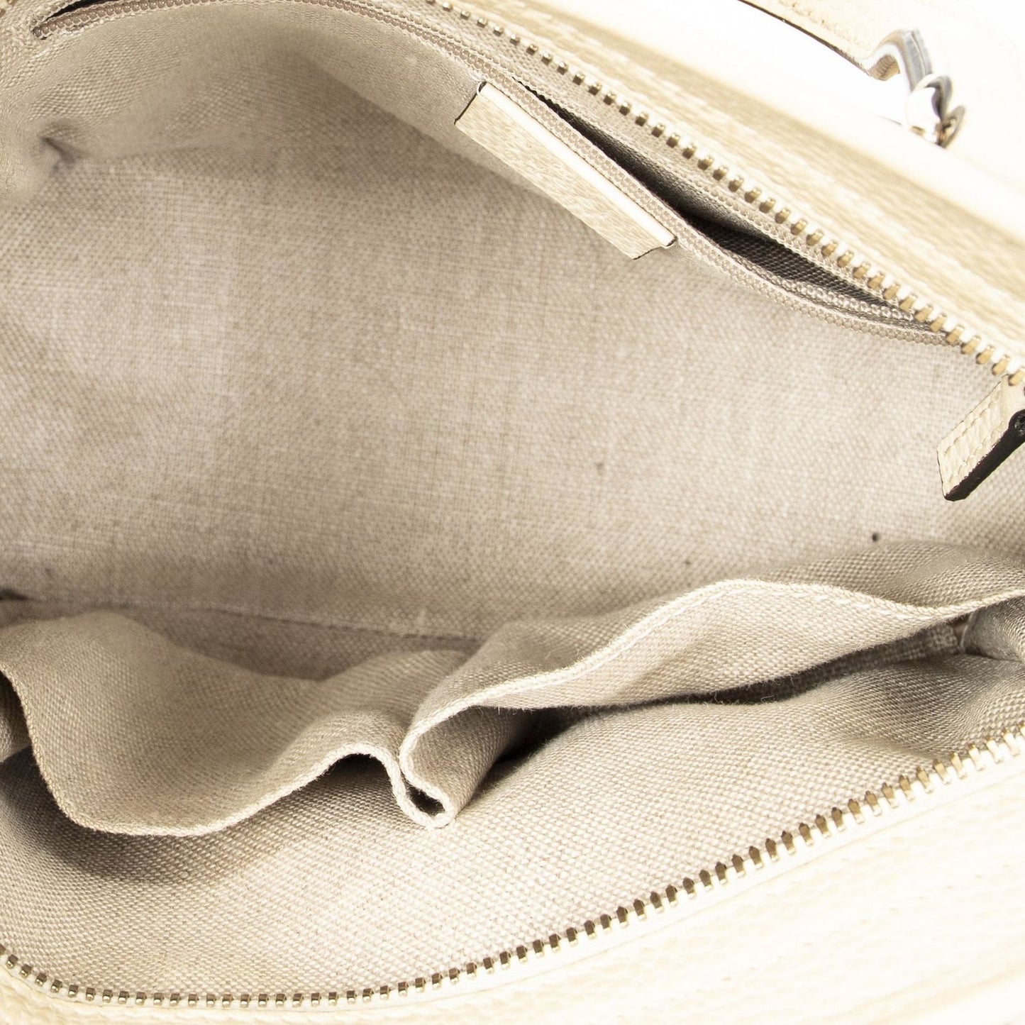 Gucci Small Bree Tote Ivory Beige GG Canvas