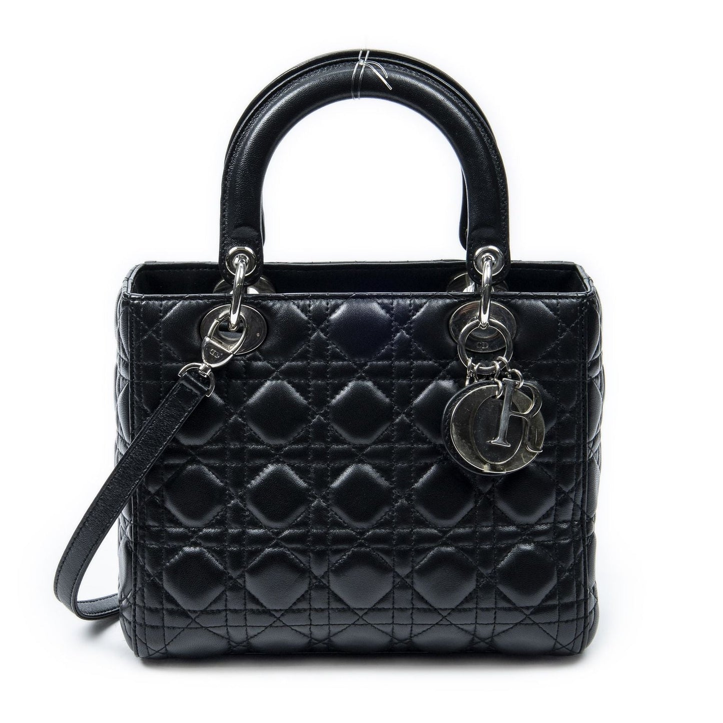 Dior Lady Dior Zip Black Canada Lambskin Leather Handbag