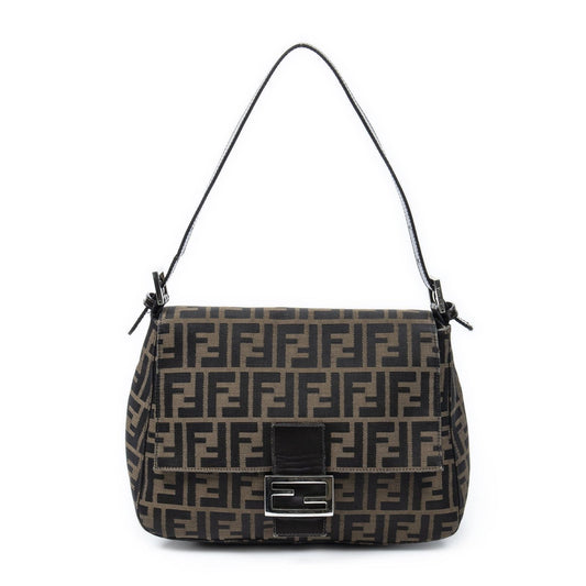 Fendi Mama Forever Brown Dark Zucca Canvas
