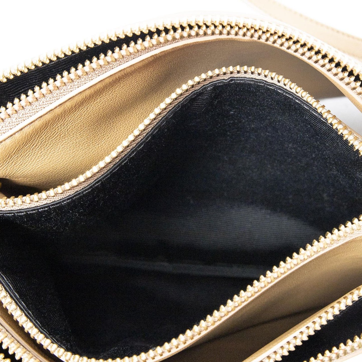 Celine Small Trio Crossbody Tan Calfskin Leather
