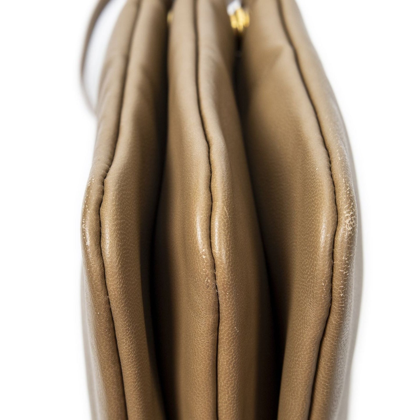 Celine Small Trio Crossbody Tan Calfskin Leather