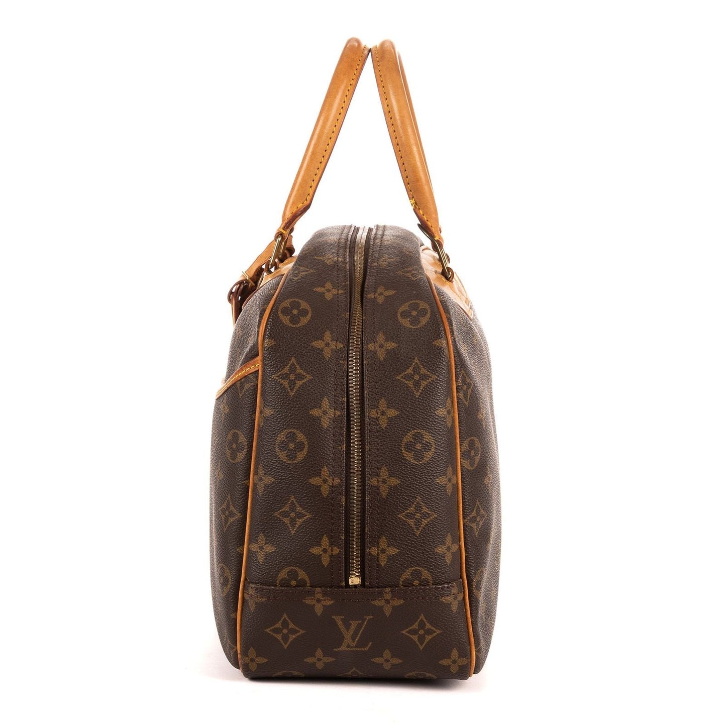 Louis Vuitton Deauville Brown Monogram Canvas Handbag