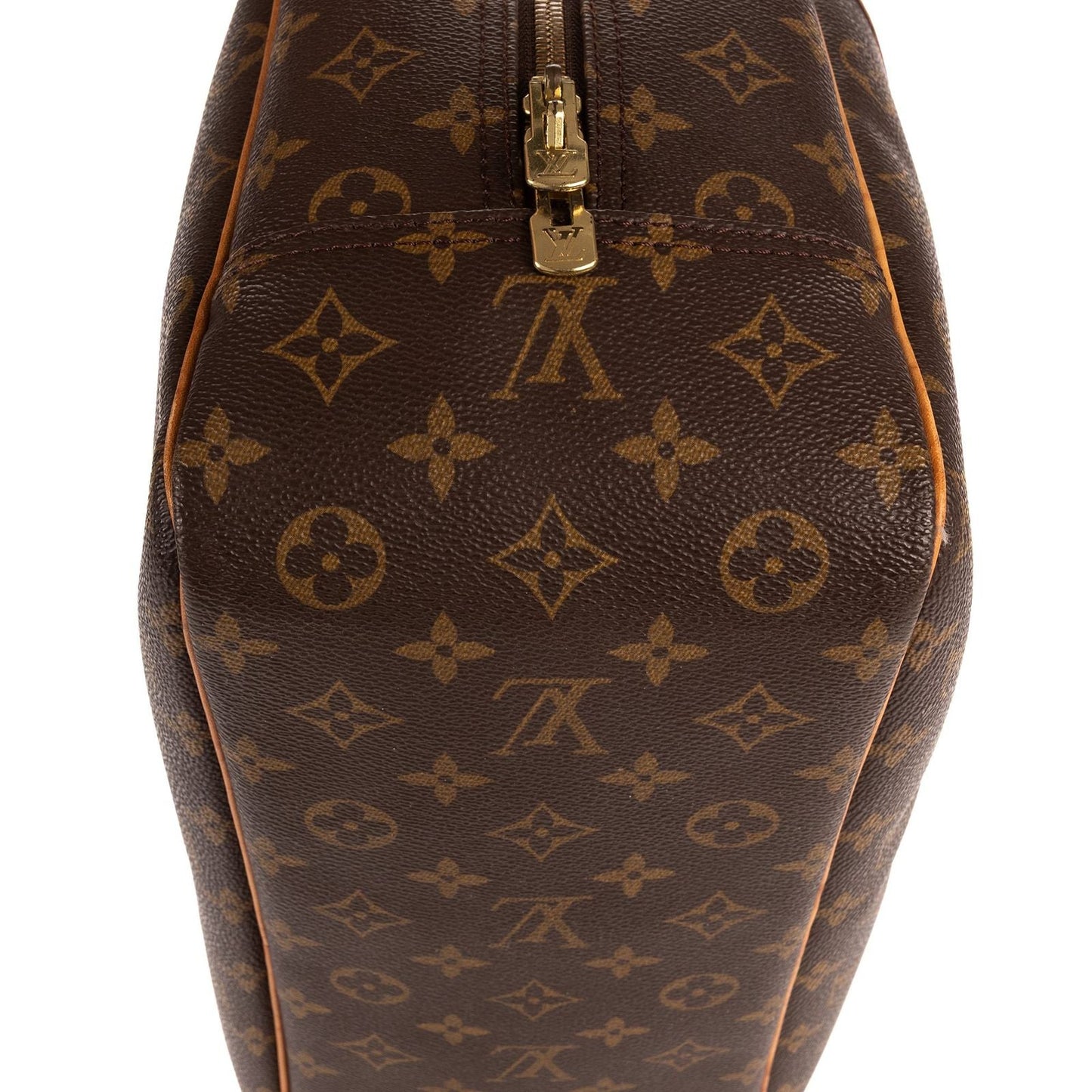 Louis Vuitton Deauville Brown Monogram Canvas Handbag