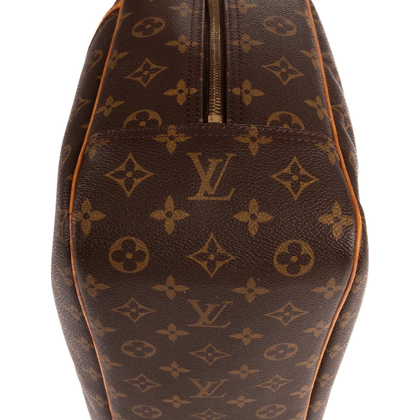 Louis Vuitton Deauville Brown Monogram Canvas Handbag