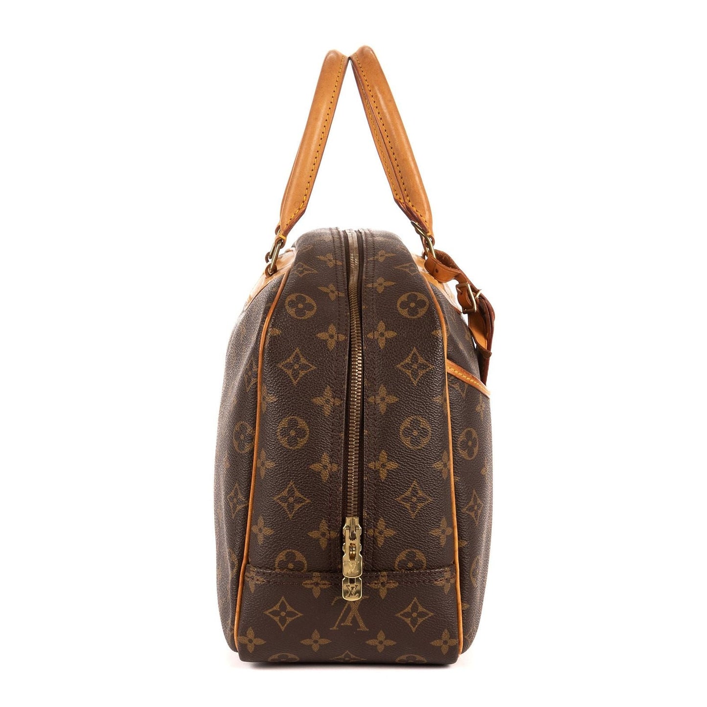Louis Vuitton Deauville Brown Monogram Canvas Handbag