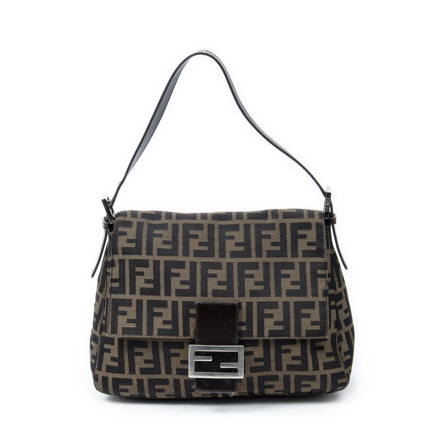 Fendi Mama Forever Brown Dark Zucca Canvas