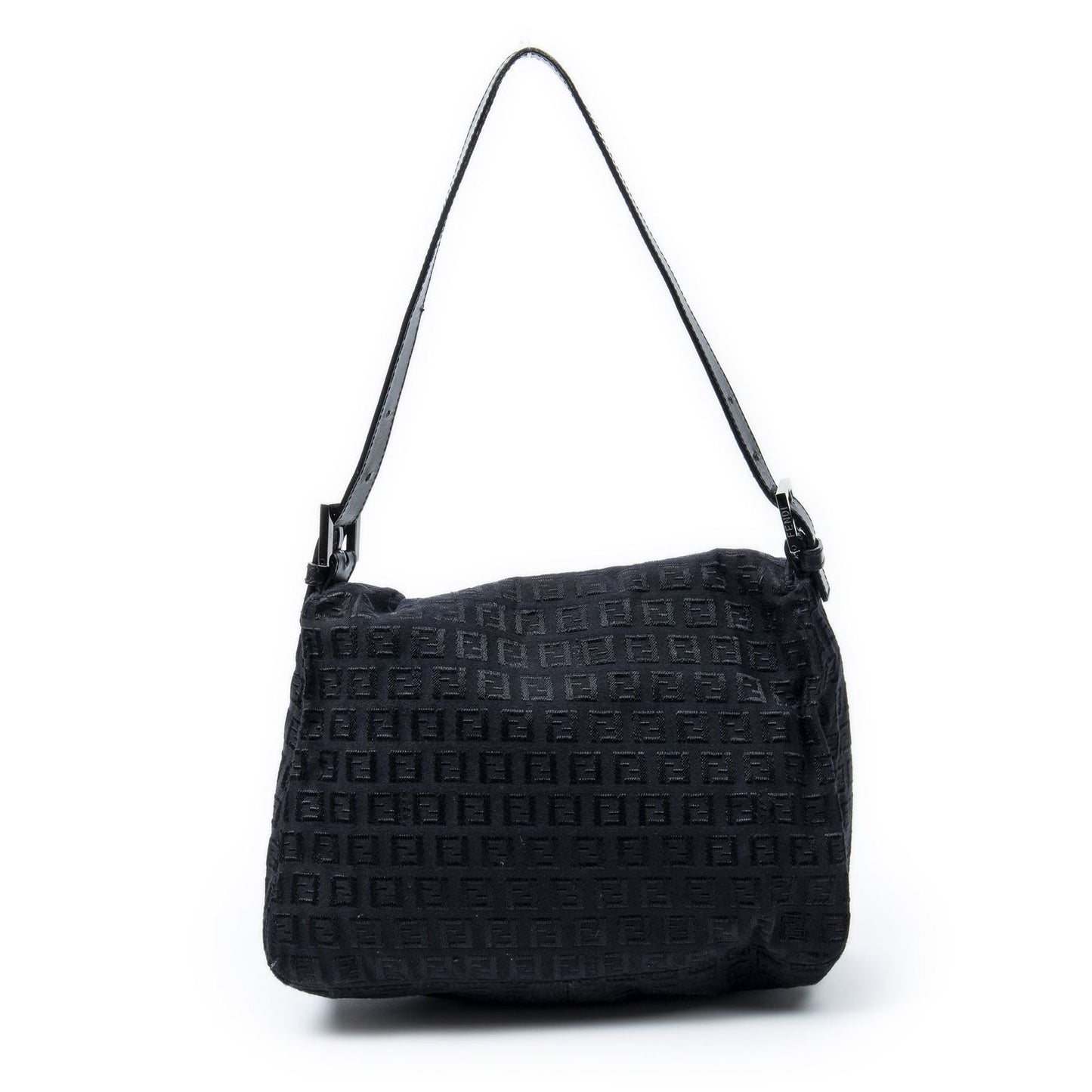 Fendi Mama Forever Black Zucchino Embossed Canvas