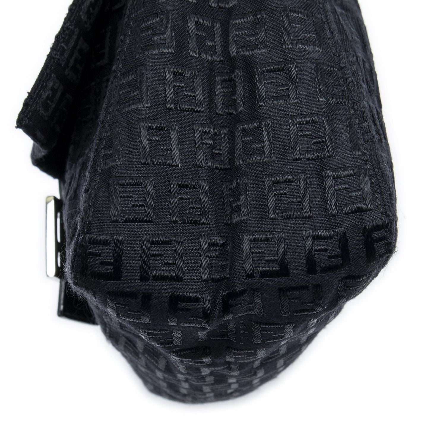 Fendi Mama Forever Black Zucchino Embossed Canvas