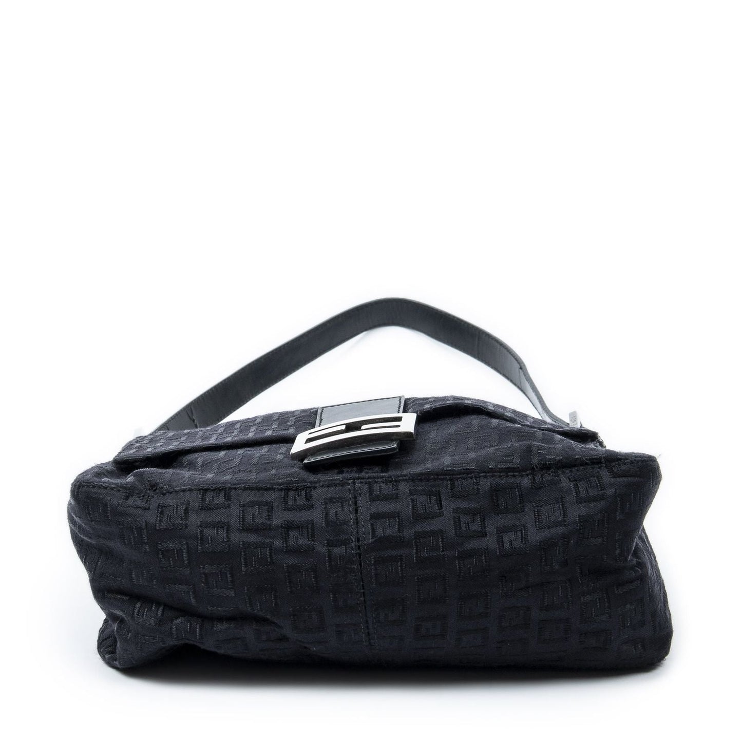 Fendi Mama Forever Black Zucchino Embossed Canvas