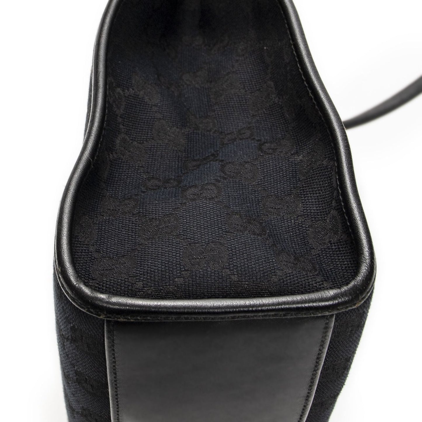 Gucci Large Square Bamb Tote Black GG Canvas
