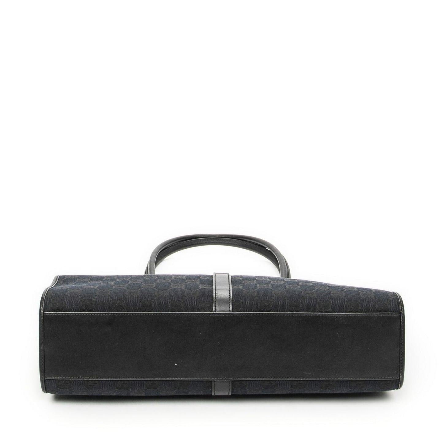 Gucci Large Square Bamb Tote Black GG Canvas