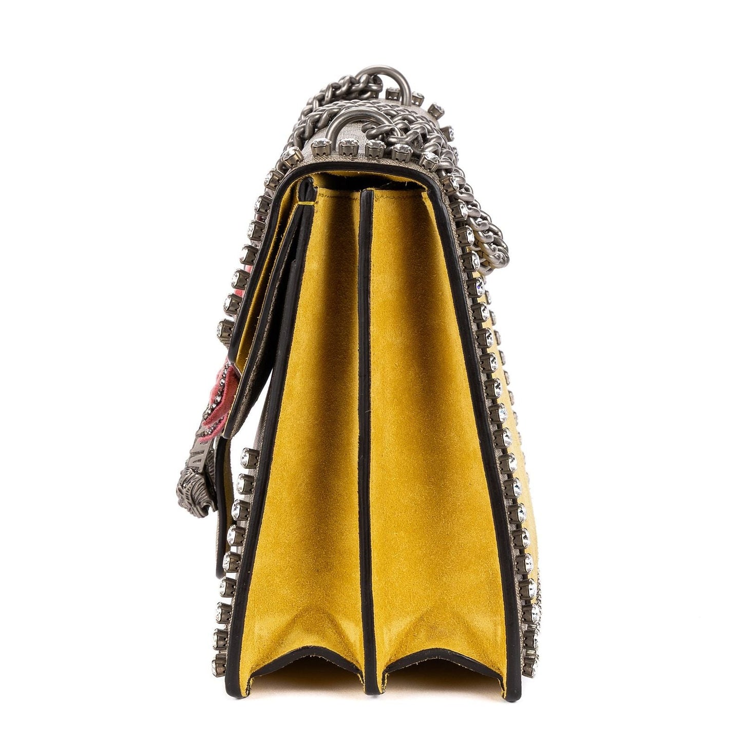 Gucci Crystal Bow GG Supreme Dionysus Beige Yellow Pink with a Presence of