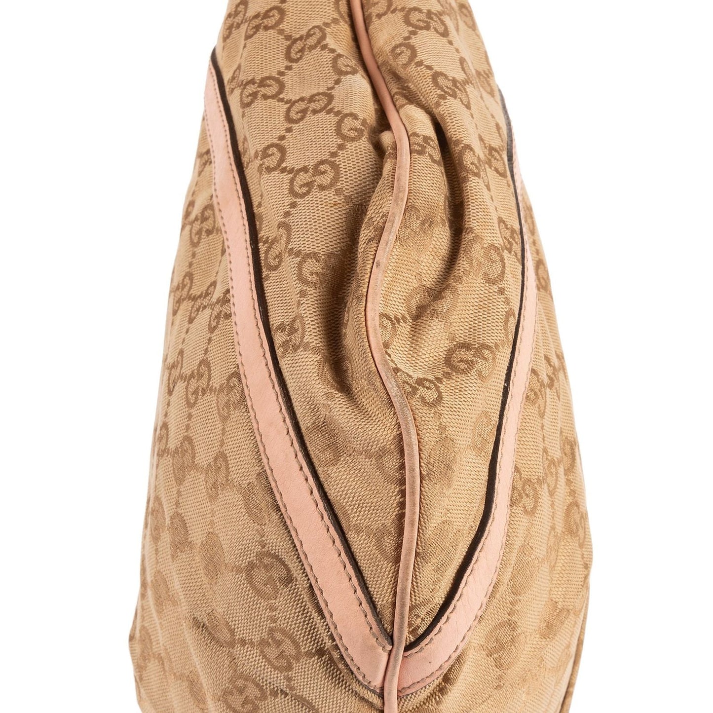 Gucci Abbey D-Sling Pink Beige Monogram Canvas Handbag