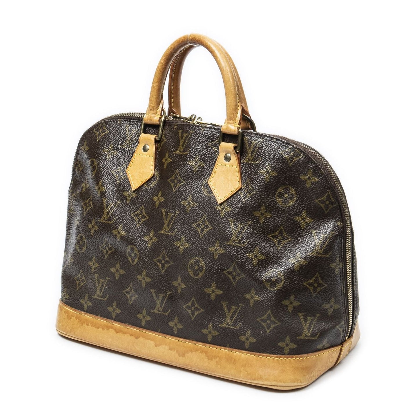 Louis Vuitton Alma Brown Monogram Canvas Handbag