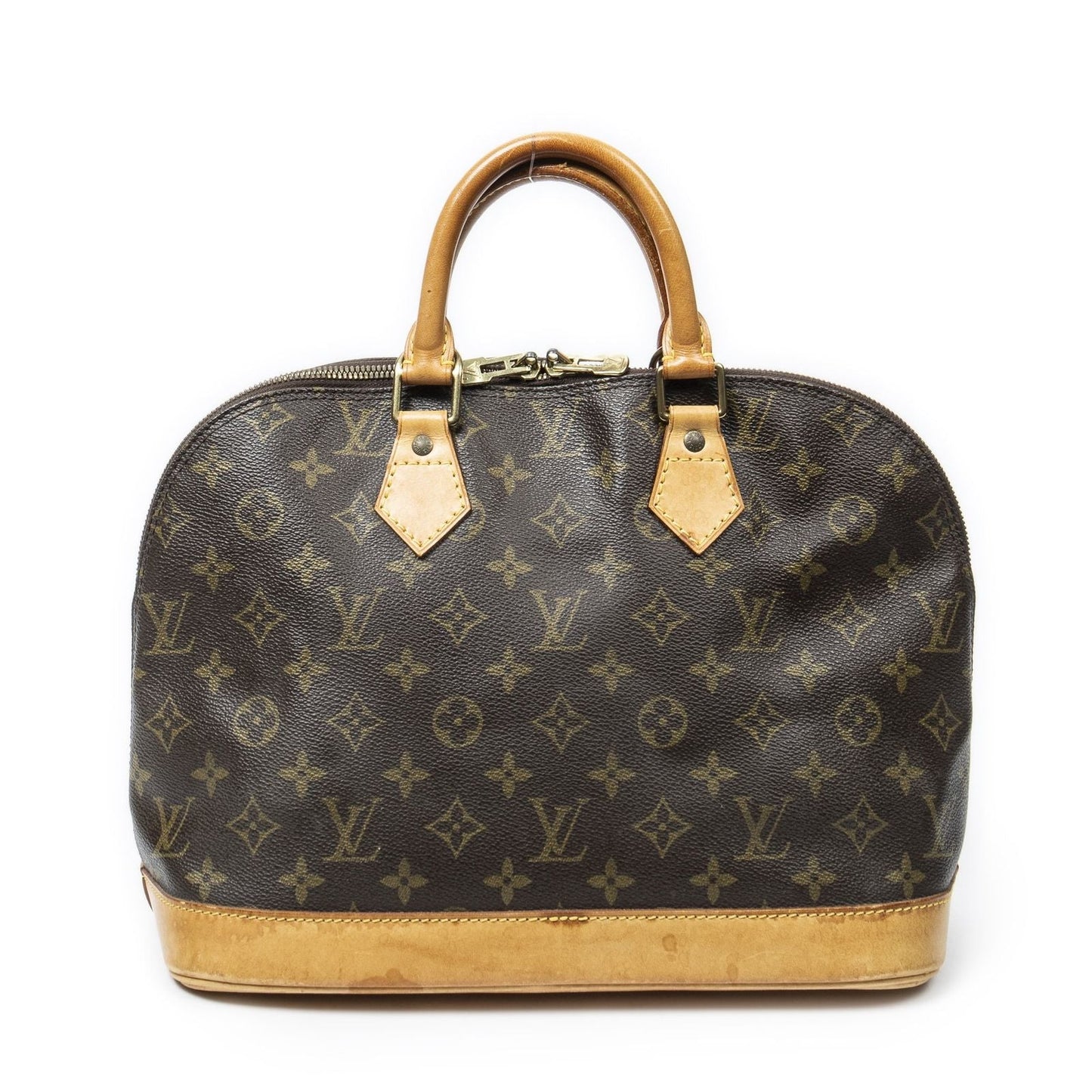 Louis Vuitton Alma Brown Monogram Canvas Handbag