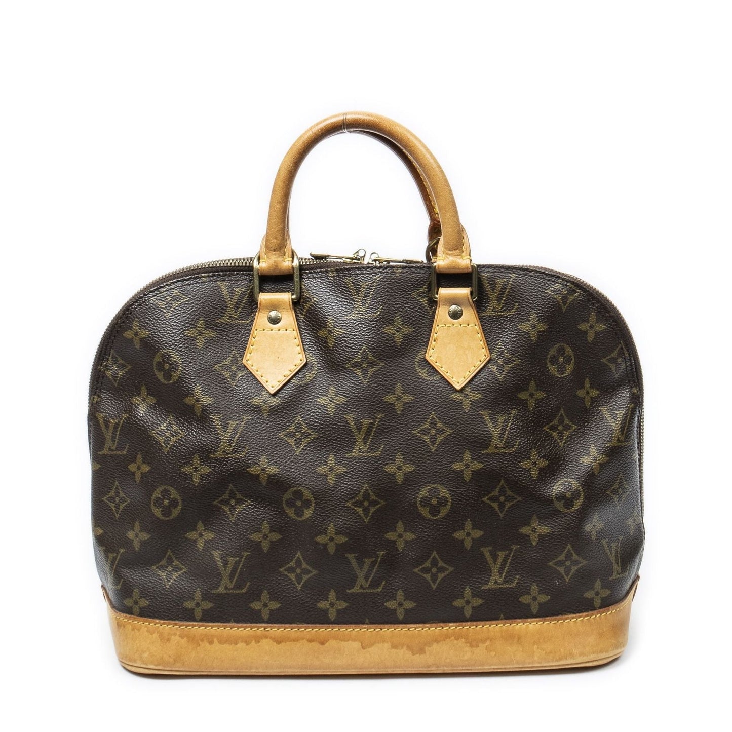 Louis Vuitton Alma Brown Monogram Canvas Handbag
