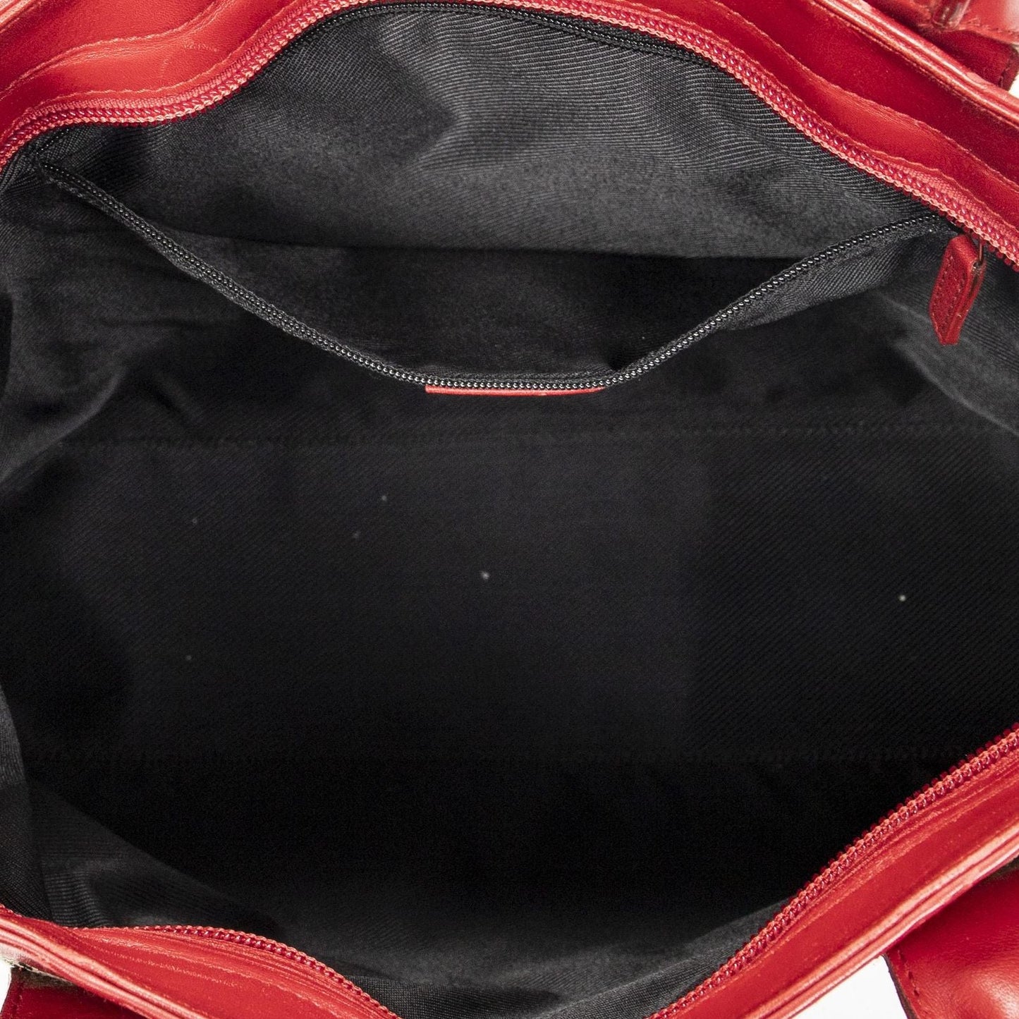 Gucci Zip Shopping Tote Beige Red GG Canvas