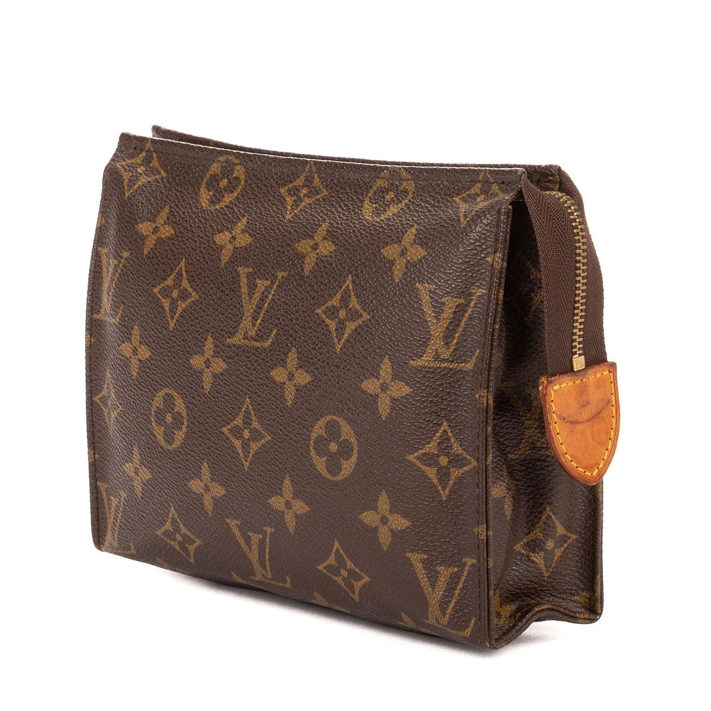 Louis Vuitton Vintage Toiletries Pouch Brown Monogram Canvas