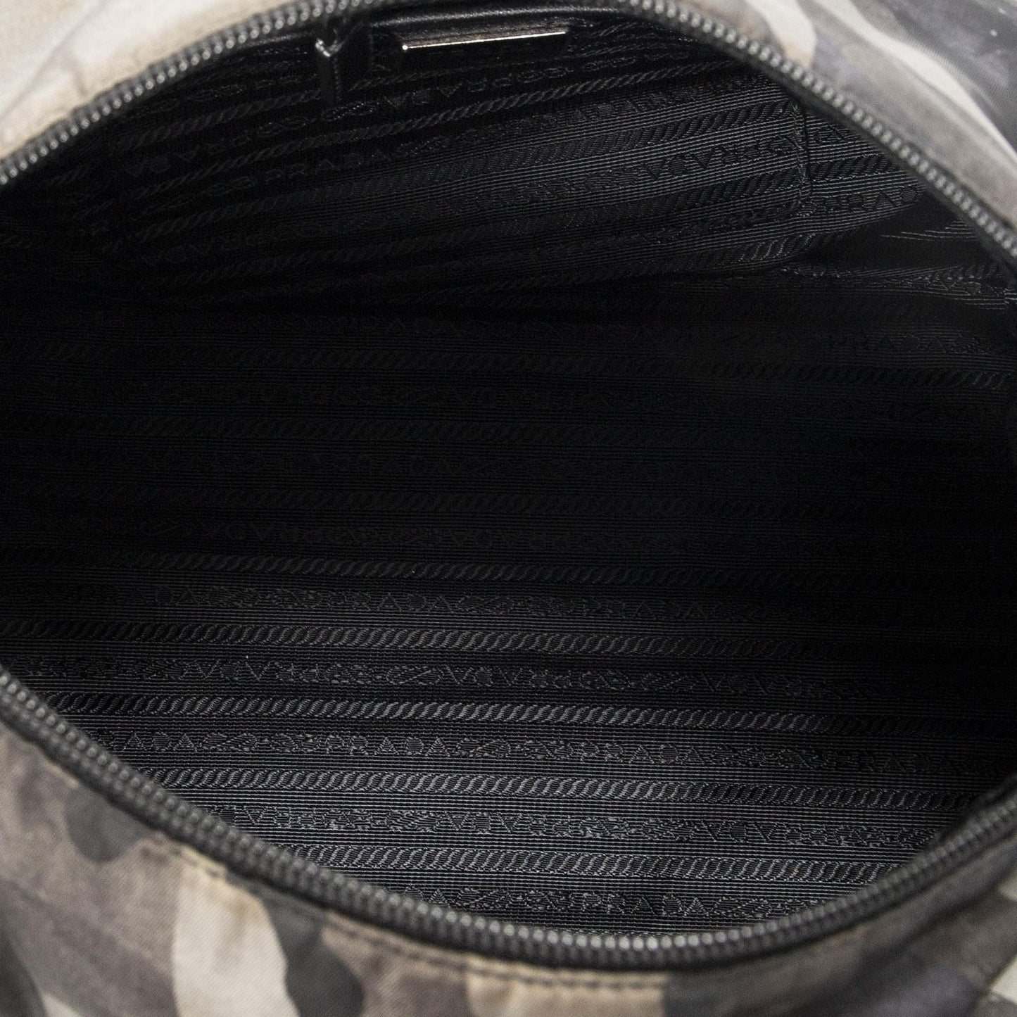 Prada Convertible Camouflage Boston Bag Green Black Nylon