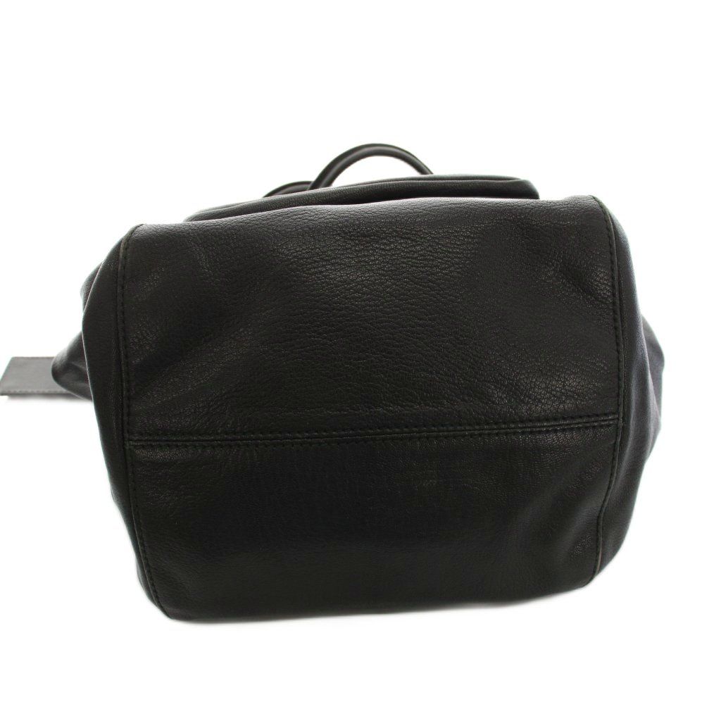 Dolce & Gabbana Shoulder Bag Leather Lining Leopard Print Black YM