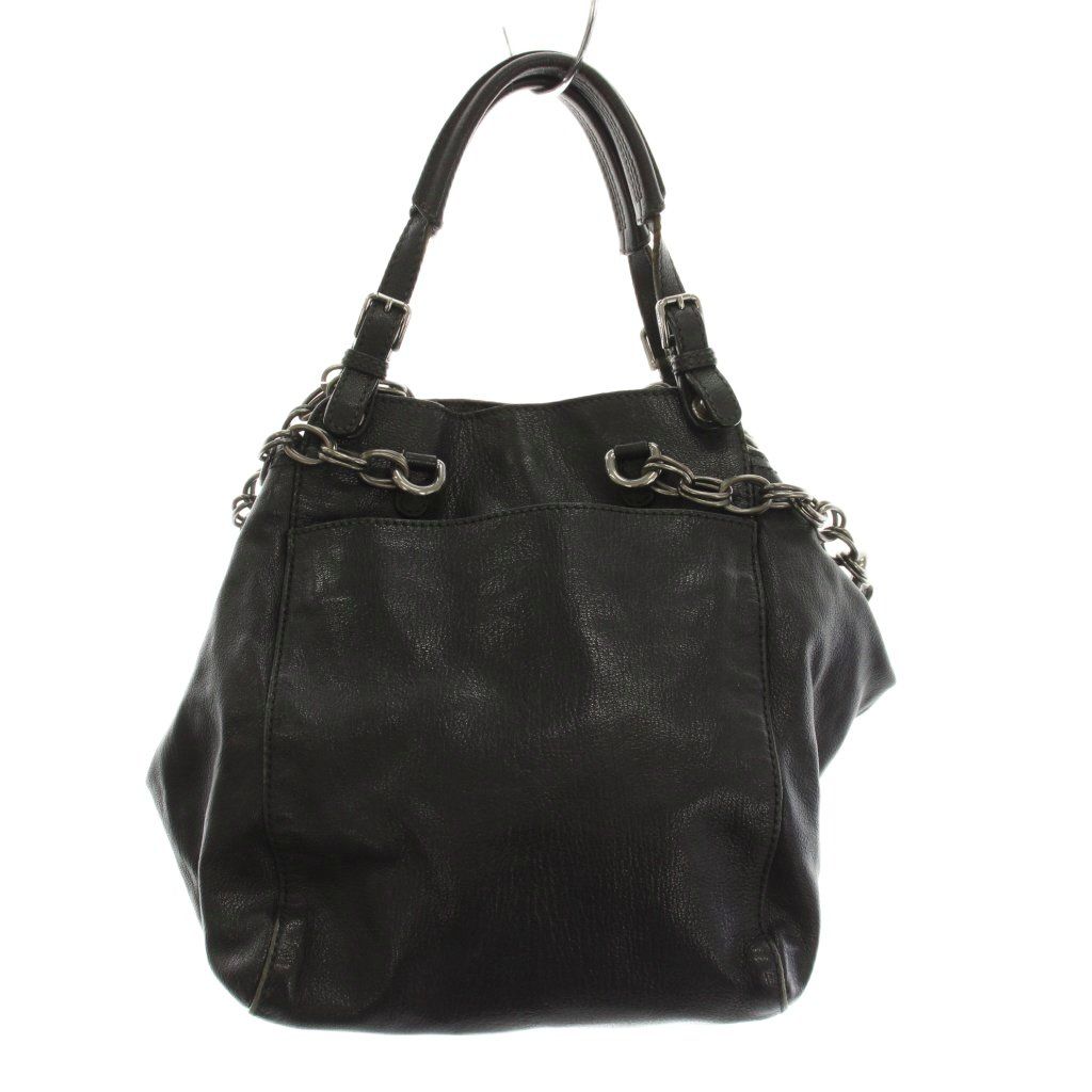 Dolce & Gabbana Shoulder Bag Leather Lining Leopard Print Black YM