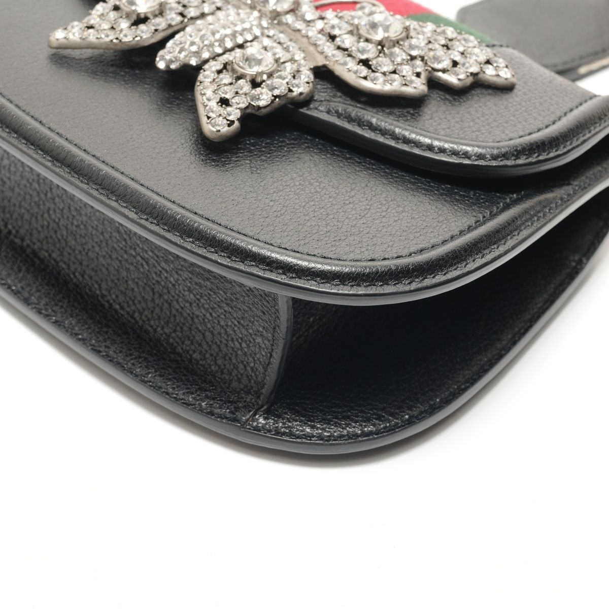 Gucci Shoulder Bag Sherry Line Butterfly Stone
