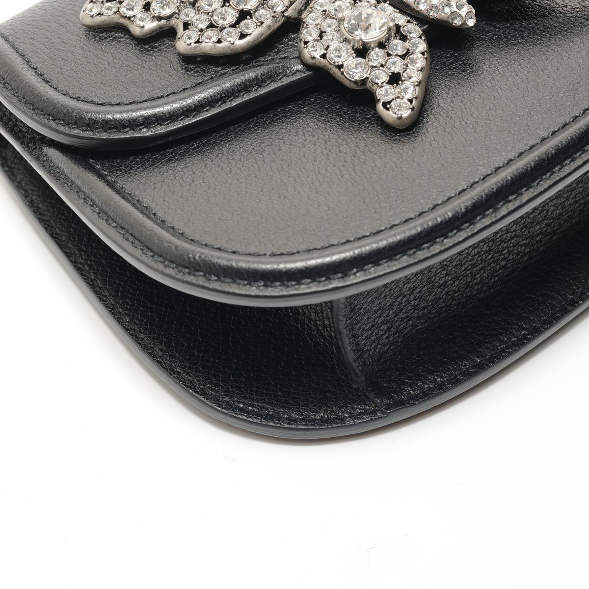 Gucci Shoulder Bag Sherry Line Butterfly Stone