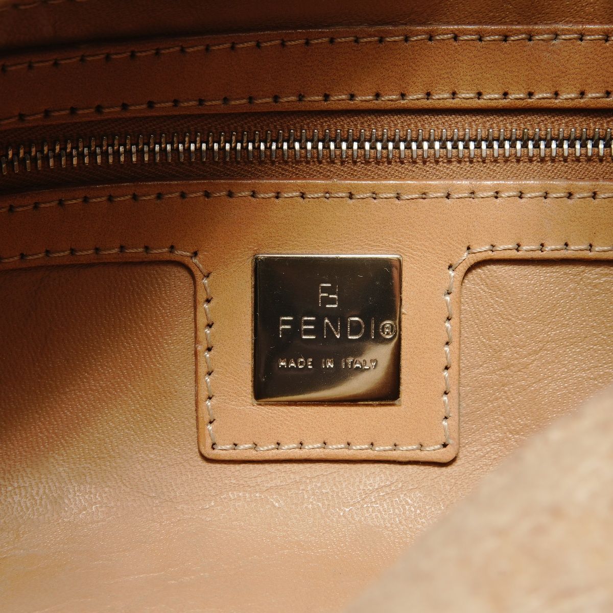 Fendi Shoulder Bag Zucca Pattern Mamma Bucket