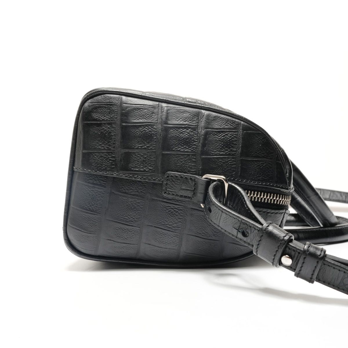 Saint Laurent Yves Handbag Baby Duffle Croco