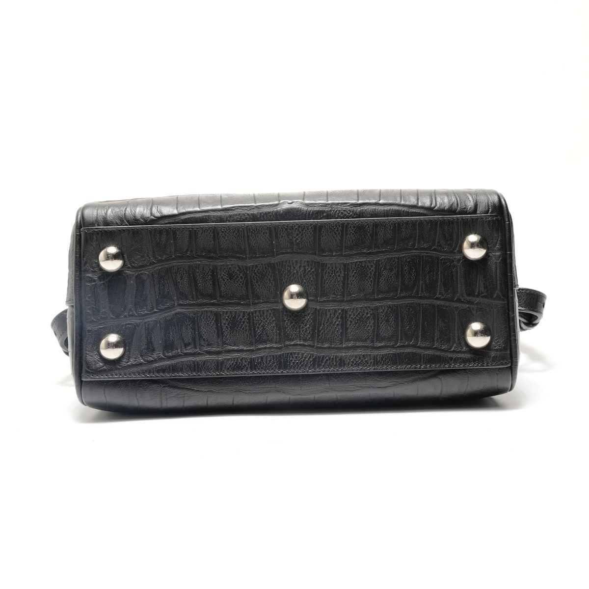 Saint Laurent Yves Handbag Baby Duffle Croco
