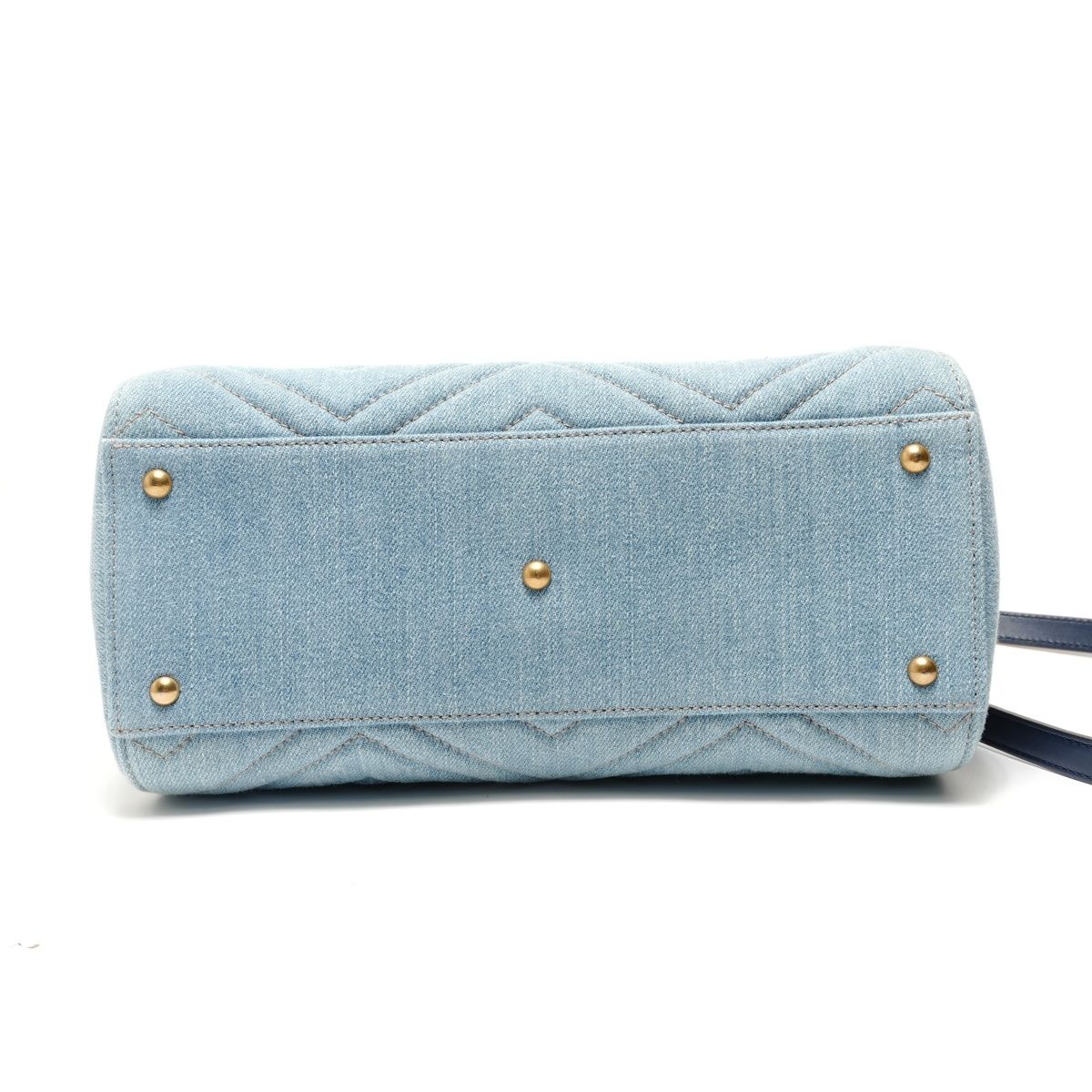 Gucci Shoulder Bag GG Marmont 2-Way Denim