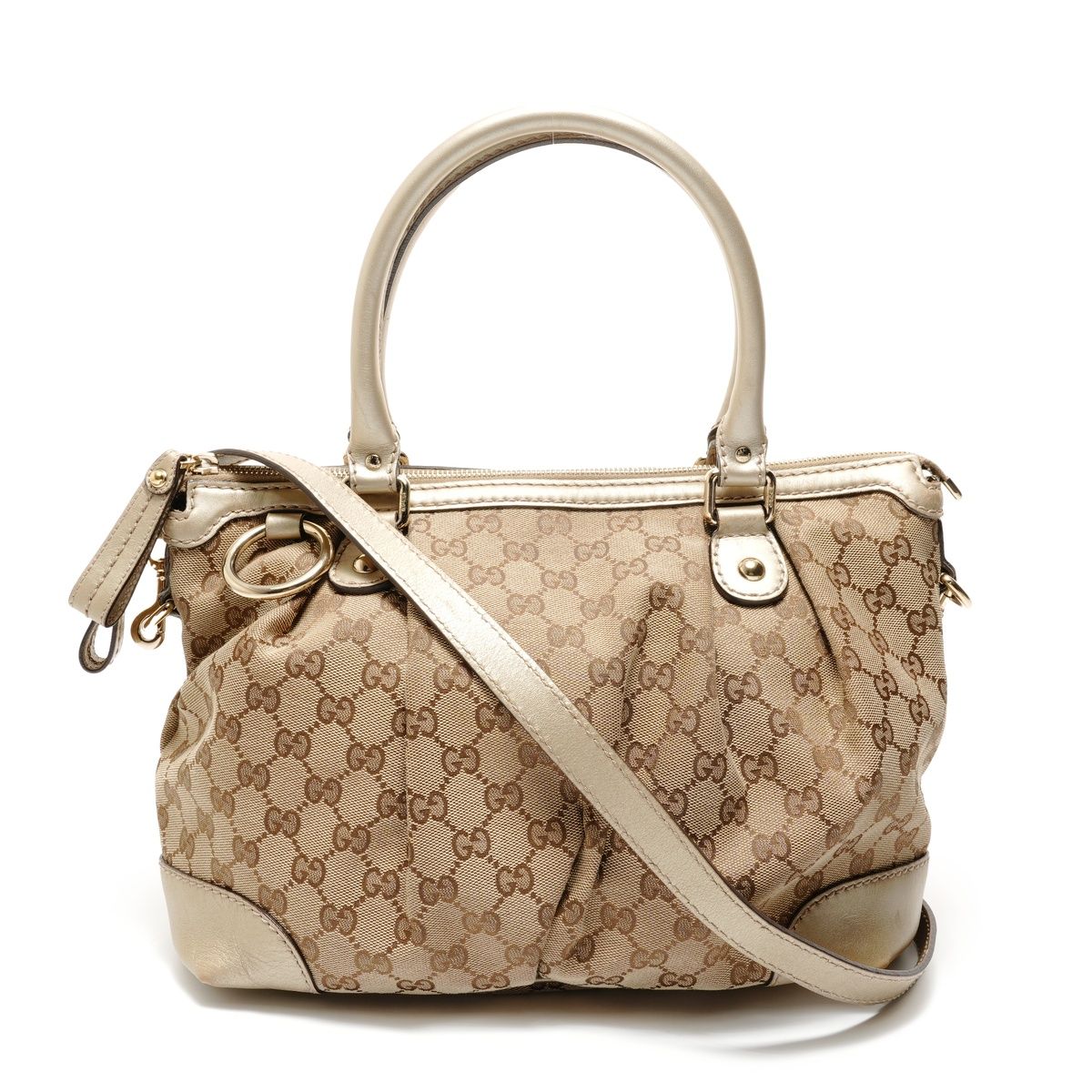 Gucci Shoulder Bag GG Canvas 2-Way