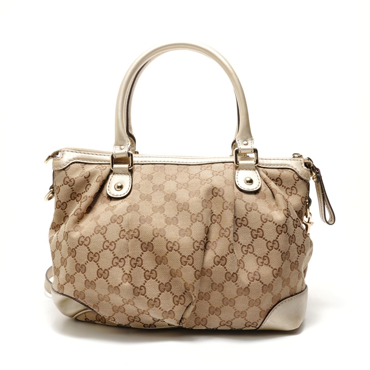 Gucci Shoulder Bag GG Canvas 2-Way