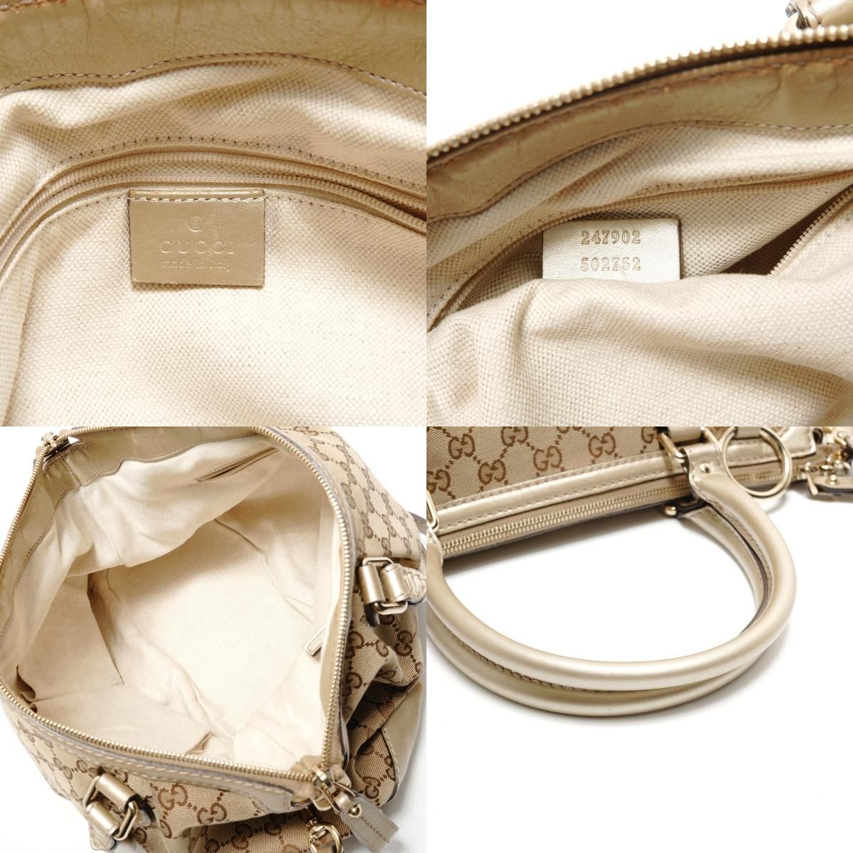 Gucci Shoulder Bag GG Canvas 2-Way