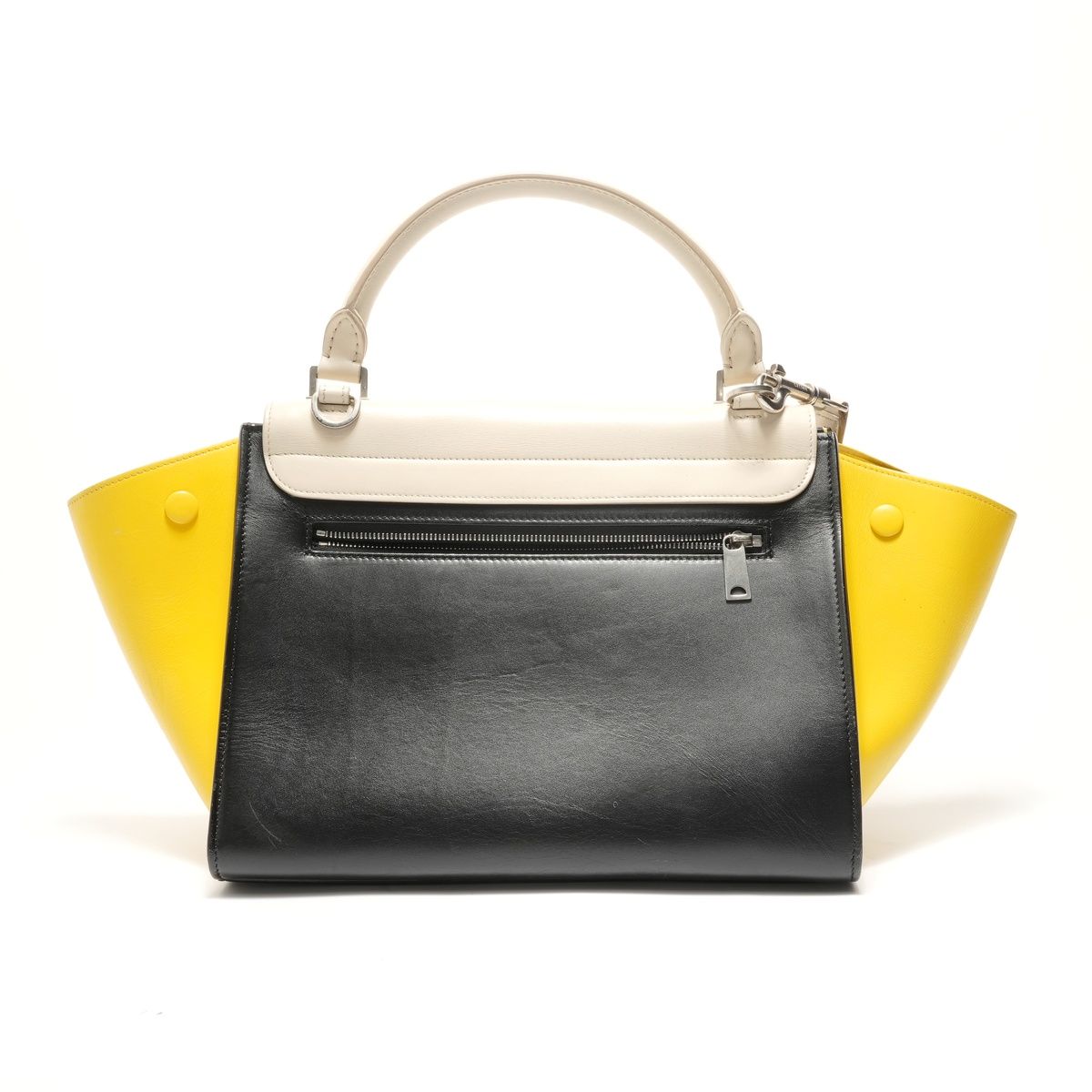 Celine Handbag Trapeze 2-Way Shoulder Leather