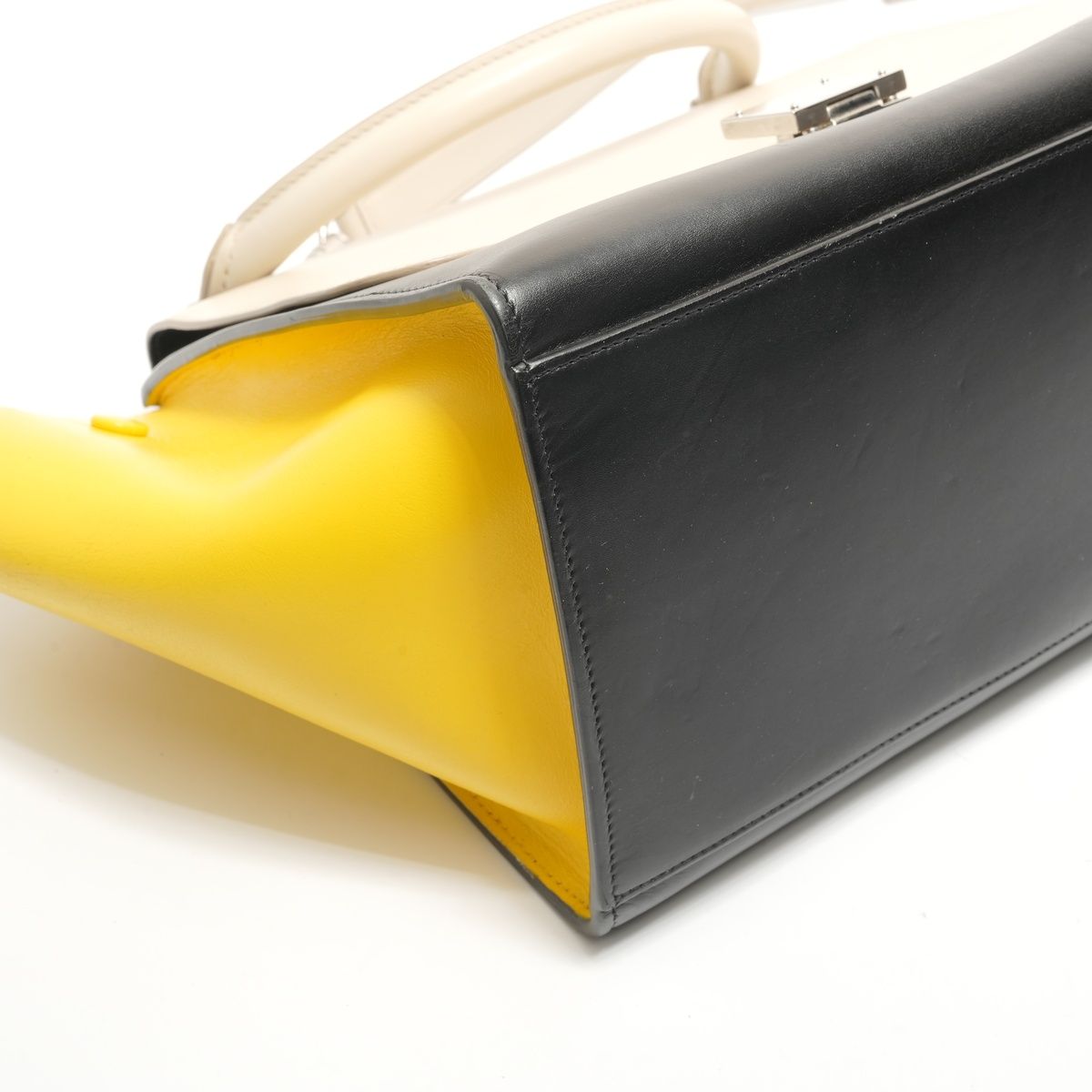 Celine Handbag Trapeze 2-Way Shoulder Leather