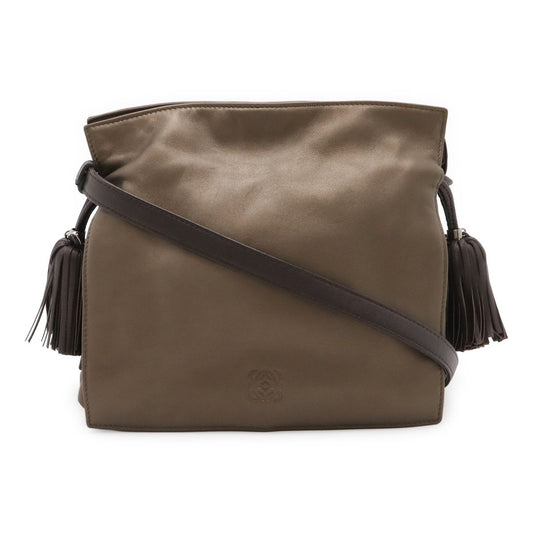 Loewe Flamenco 22 Shoulder Bag Pochette Crossbody 2-Way Drawstring Fringe
