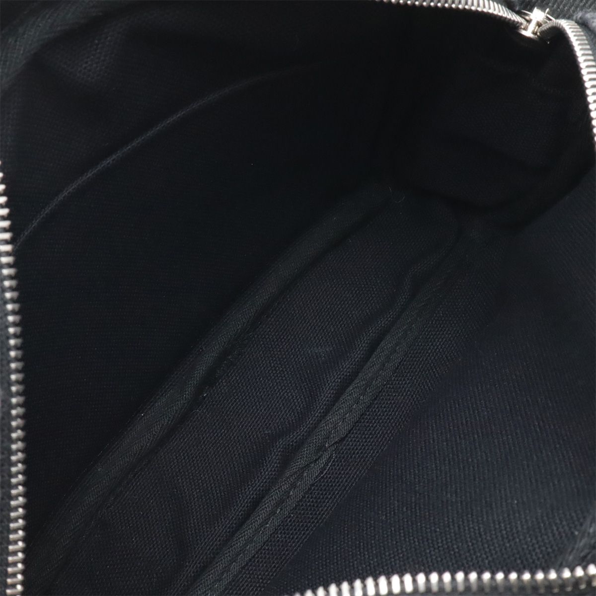 Loewe Repeat Anagram Military Messenger Bag XS Crossbody Canvas Black Silver