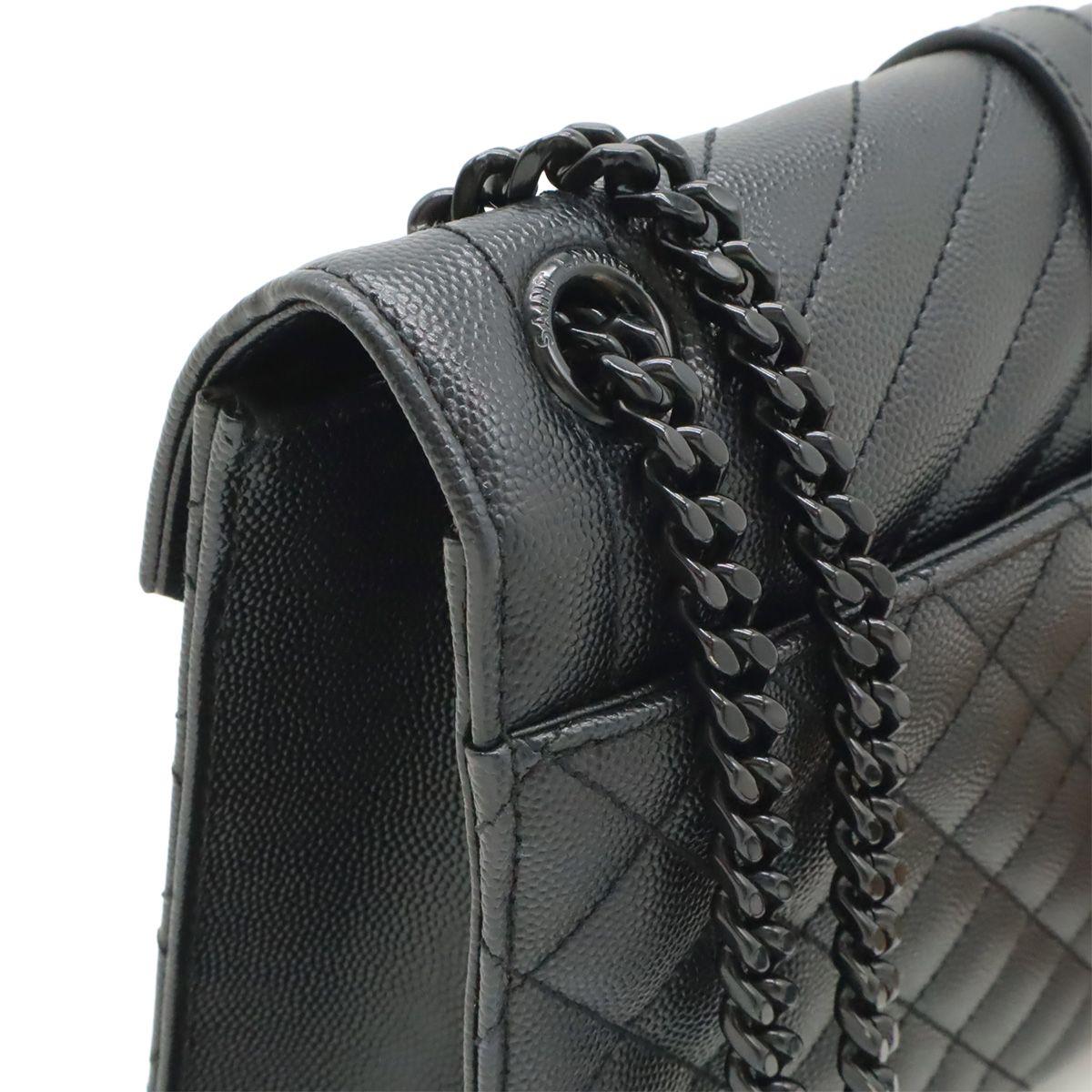 Saint Laurent Paris YSL Classic Monogram Satchel Chain Shoulder Bag Quilted
