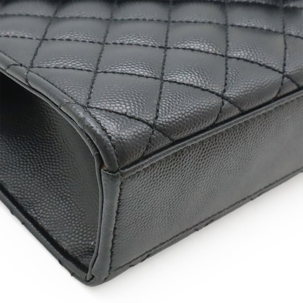 Saint Laurent Paris YSL Classic Monogram Satchel Chain Shoulder Bag Quilted