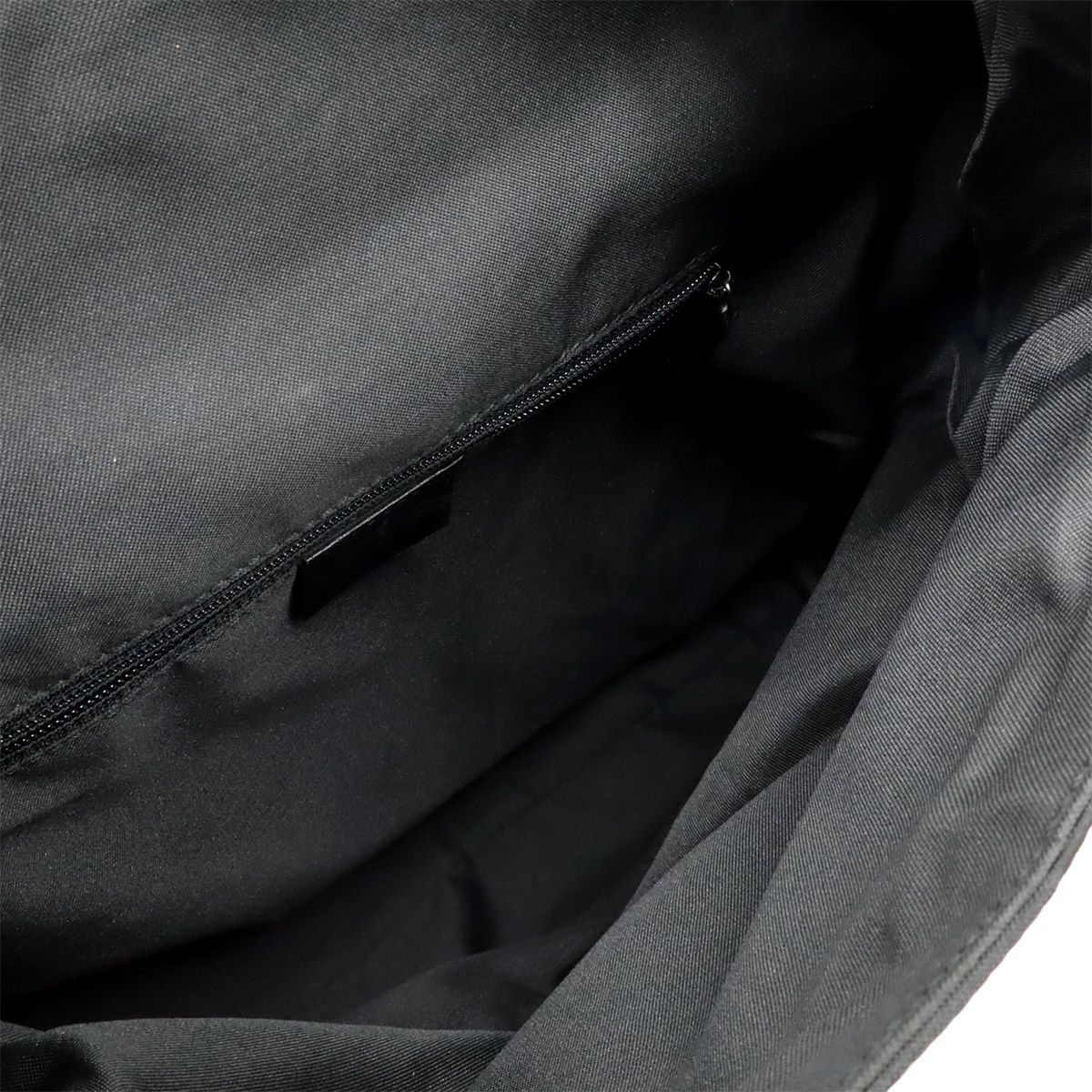 Gucci GG Nylon Backpack Leather Black Silver