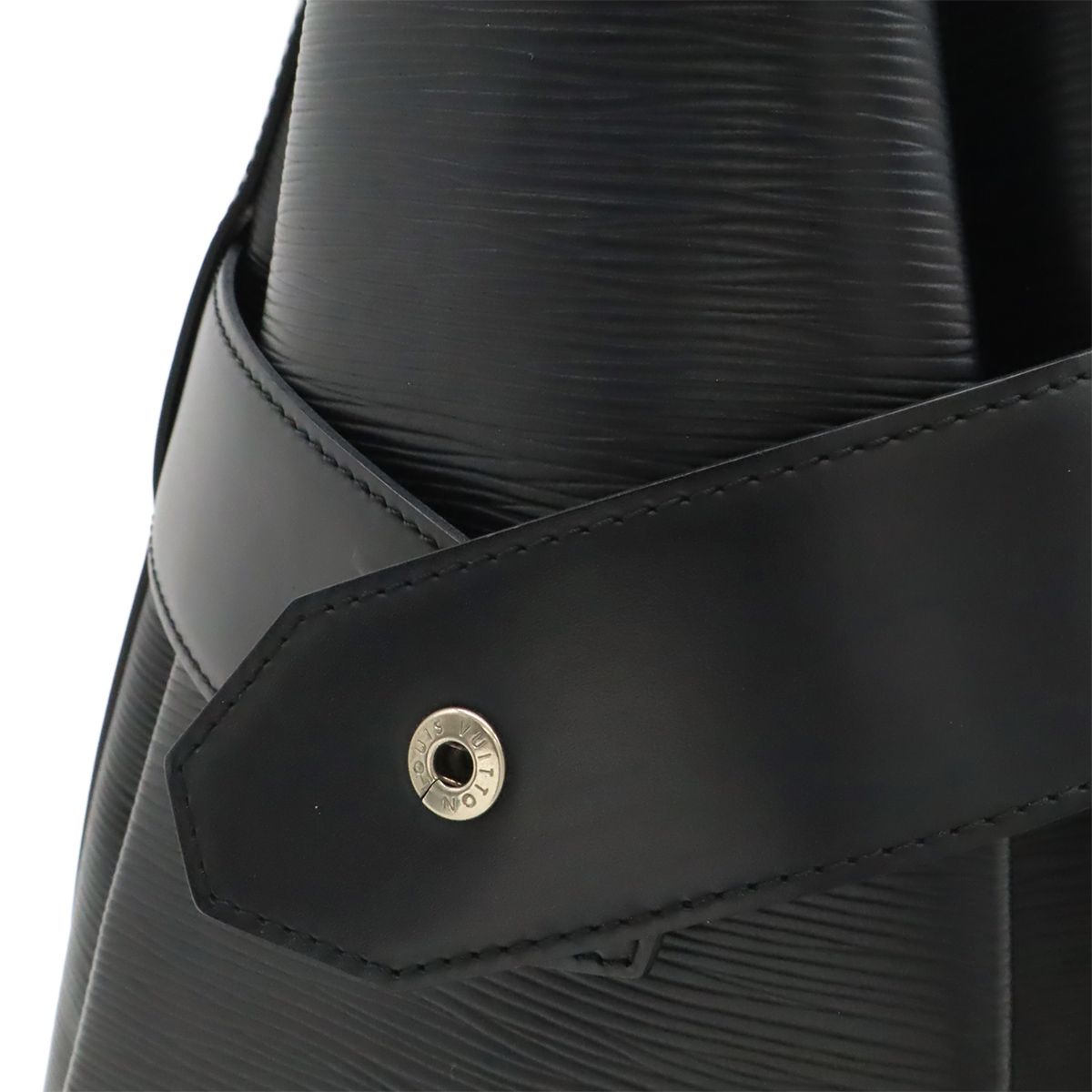Louis Vuitton Epi Sac Depot PM Shoulder Bag Leather Noir Black