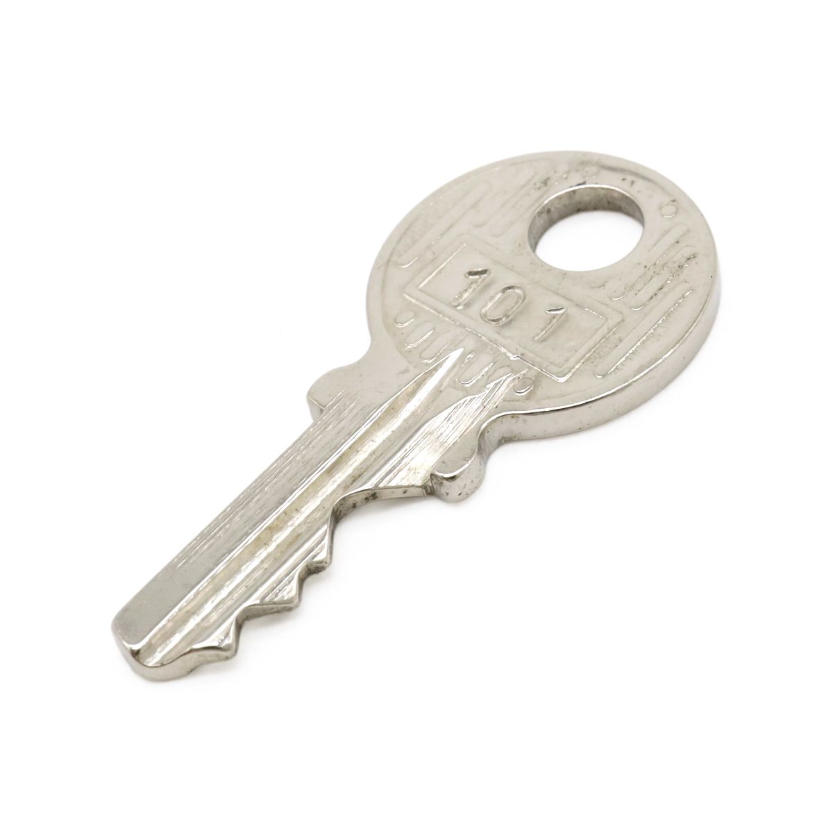 Hermes Cadena Padlock Key with Key Metal Silver