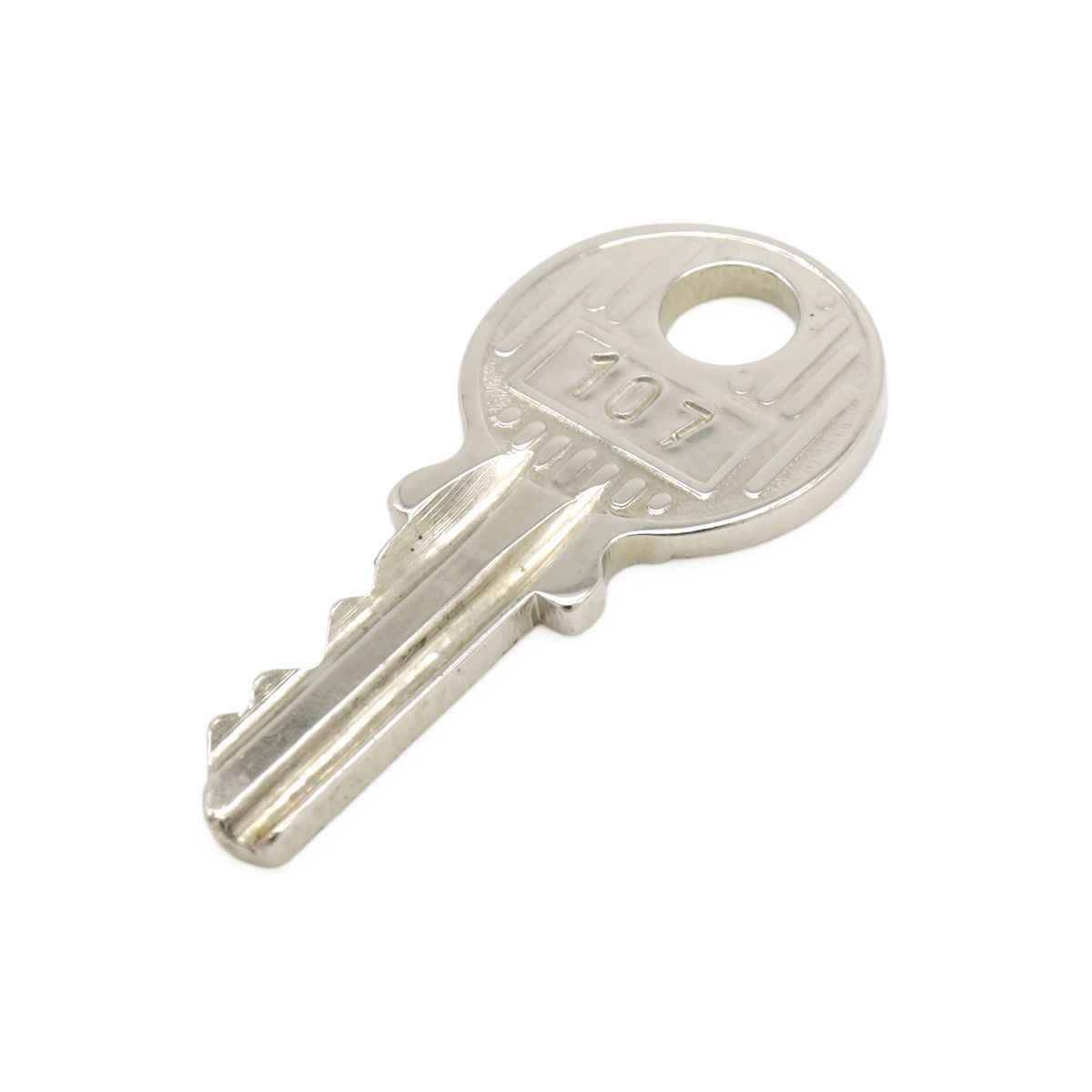 Hermes Cadena Padlock Key with Key Metal Silver