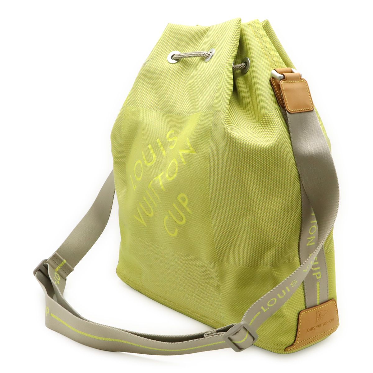 Louis Vuitton Damier Geant Volunteer LV Cup Limited Drawstring Shoulder Bag