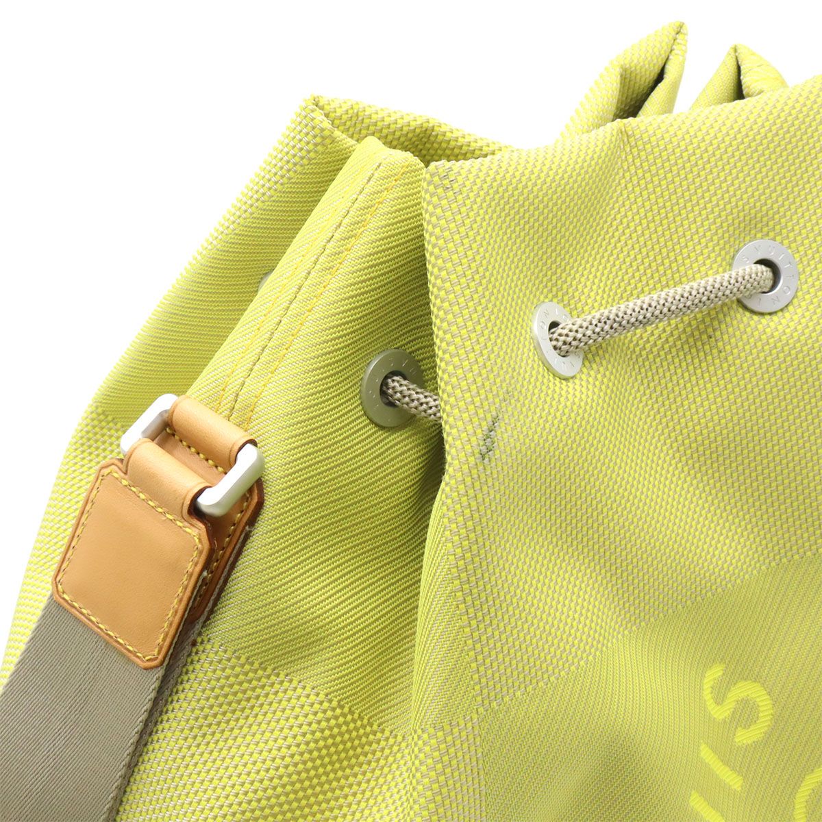 Louis Vuitton Damier Geant Volunteer LV Cup Limited Drawstring Shoulder Bag