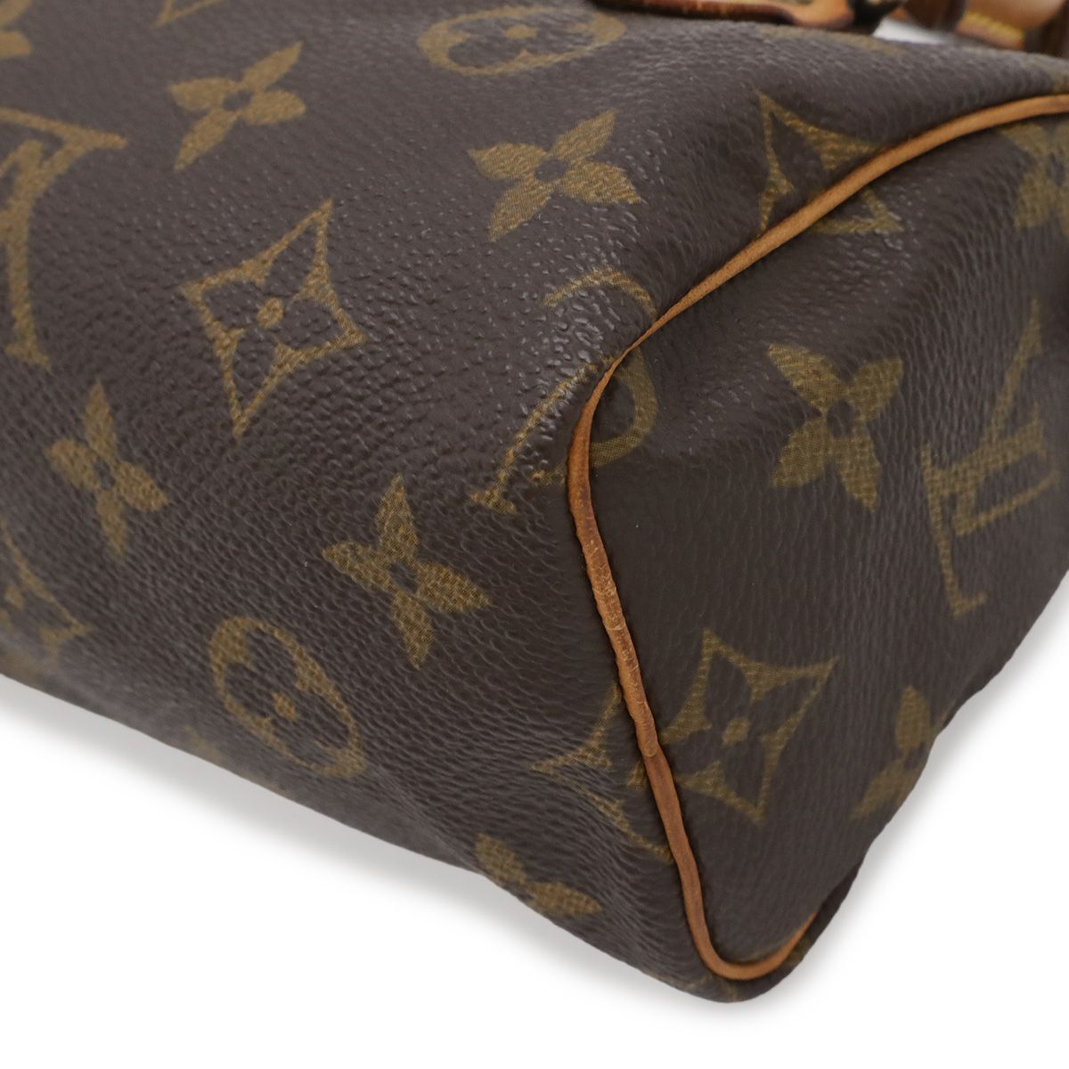 Louis Vuitton Monogram Mini Speedy Mini Bag Pouch Case
