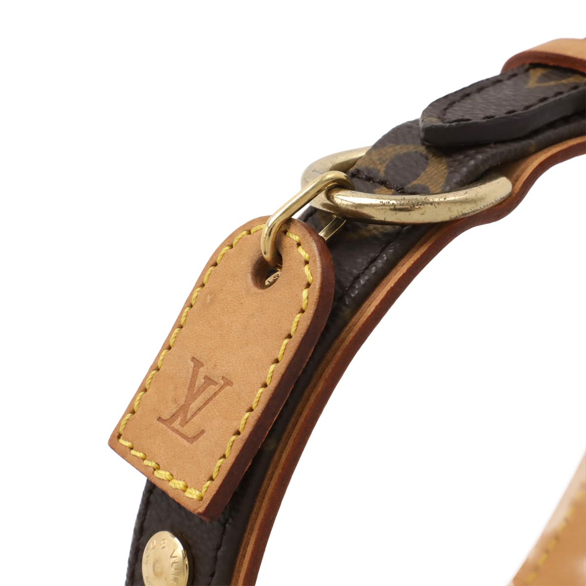 Louis Vuitton Monogram Collier Baxter MM Dog Collar Pet Tag Pet Accessory