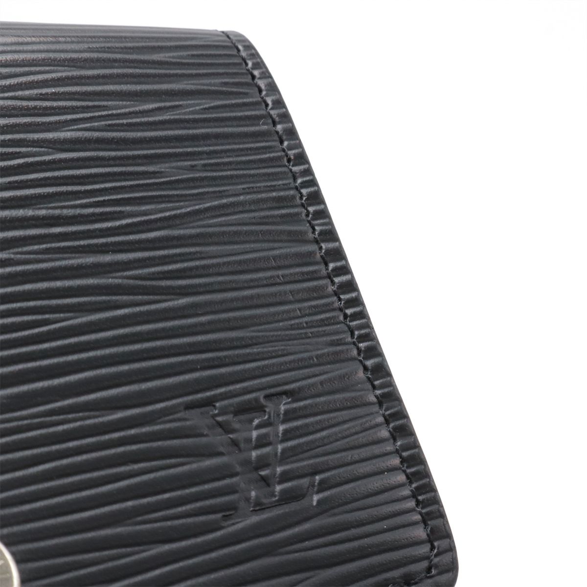 Louis Vuitton Epi Envelope Carte de Visite Card Case Business Holder Noir Black